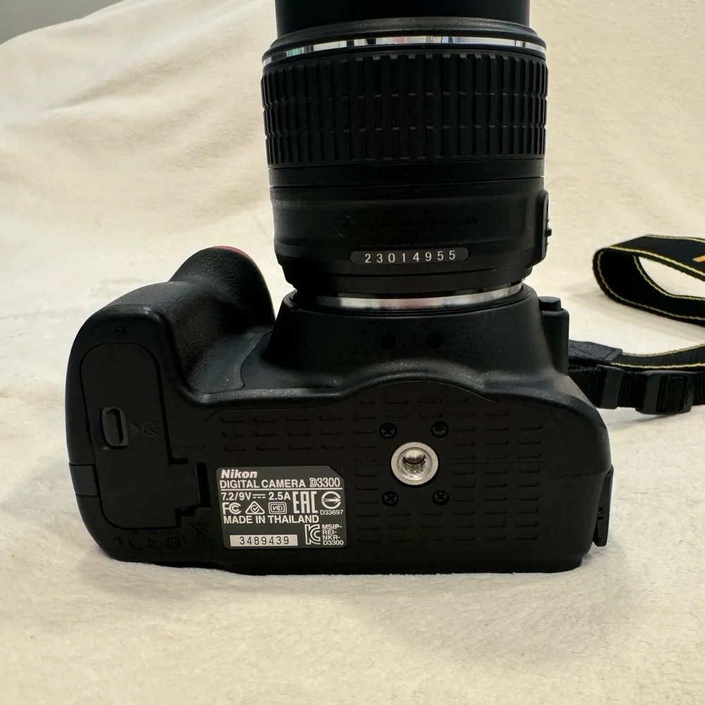 Nikon D3300 DX- DSLR Kit 18-55mm DX VR II & 55-200mm DX VR II Zoom  -1369shutter